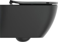 Унитаз подвесной Ideal Standard IdealMood T4665V3 безободковый, с микролифтом, матовый черный