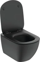 Унитаз подвесной Ideal Standard IdealMood T4665V3 безободковый, с микролифтом, матовый черный