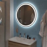 Зеркало круглое BelBagno SPC-RNG-700-LED-TCH-SND с голосовым управлением и подогревом