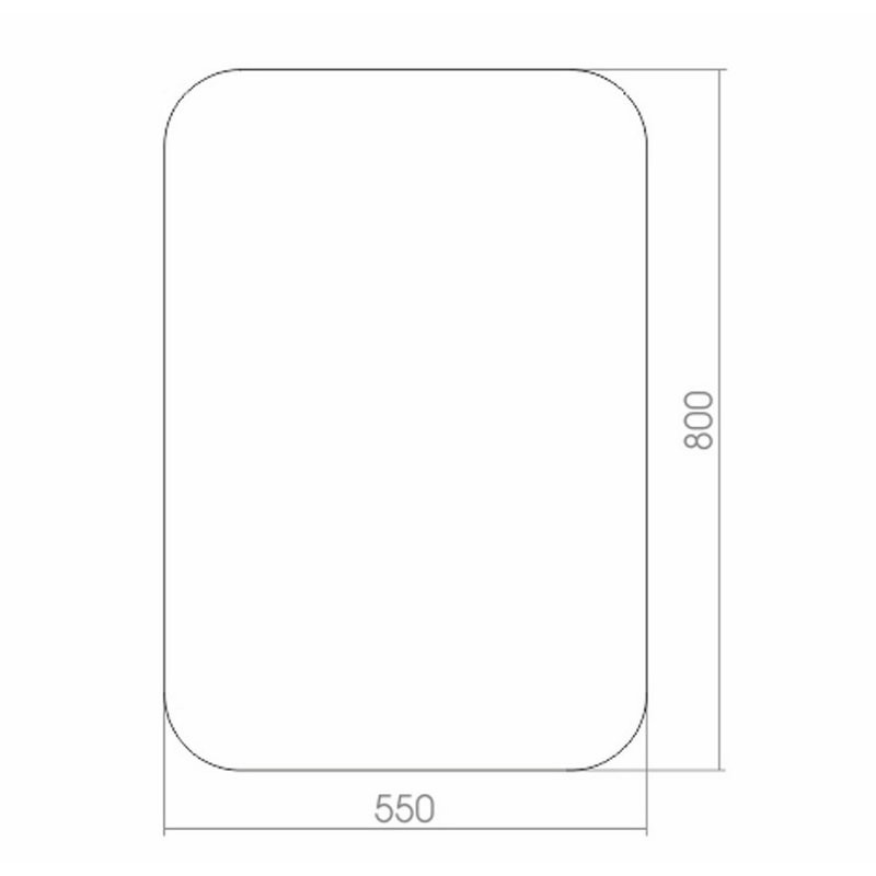 Зеркало MIXLINE "Выбор" 550*800 (ШВ)