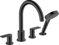 Смеситель на борт ванны Hansgrohe Vernis Shape 71459670 черный