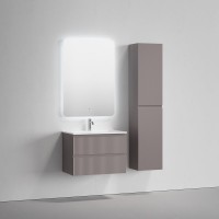 Тумба с раковиной Sancos Snob R 70 подвесная, doha soft, раковина CN7031