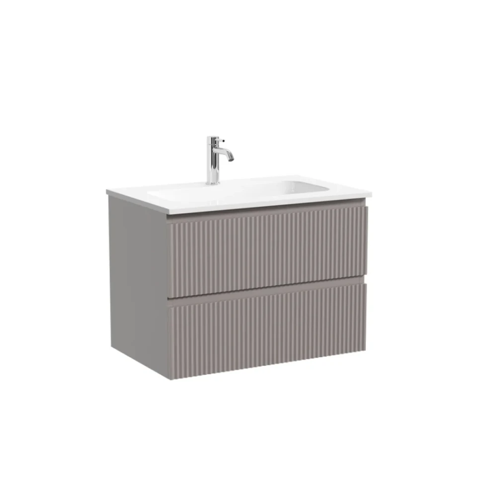 Тумба с раковиной Sancos Snob R 70 подвесная, doha soft, раковина CN7031