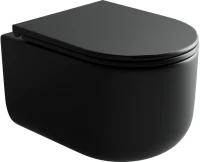 Унитаз подвесной Ceramicanova Ulma Rimless CN4006MB черный матовый