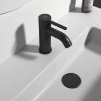 Смеситель для раковины Ideal Standard Ceraline BC268XG черный Смеситель для раковины Ideal Standard Ceraline BC268XG черный