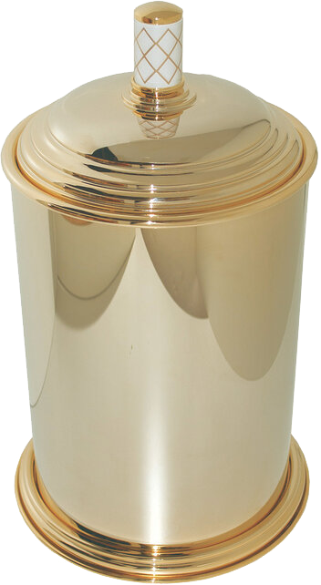 Мусорное ведро Boheme Murano 10907-W-G золото