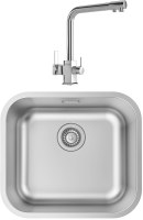 Комплект Мойка IDDIS Mate + Смеситель MEGA Life MG-TK06 хром
