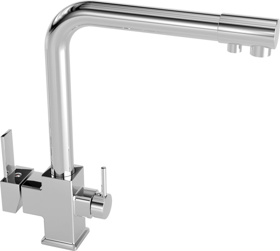 Комплект Мойка IDDIS Mate + Смеситель MEGA Life MG-TK06 хром