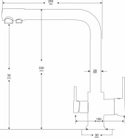 Комплект Мойка IDDIS Mate + Смеситель MEGA Life MG-TK06 хром