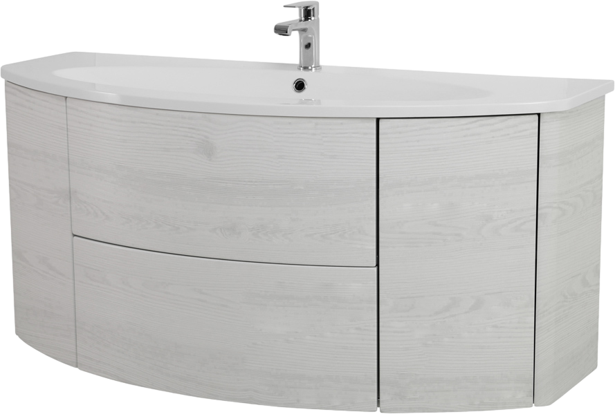 Мебель для ванной комнаты Cezares Eden 120 frassino bianco, раковина 50178