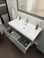 Тумба под раковину La Fenice Cubo 100 серая