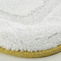 Коврик Migliore 31921 белый, окантовка золото