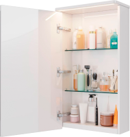 Зеркало-шкаф Lemark Zenon 45 с подсветкой