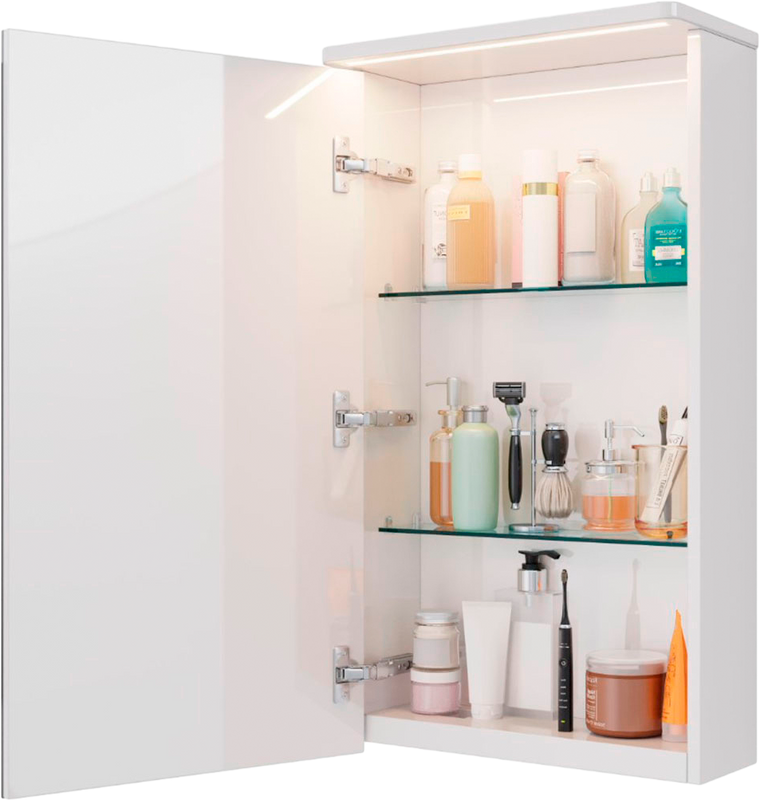 Зеркало-шкаф Lemark Zenon 45 с подсветкой