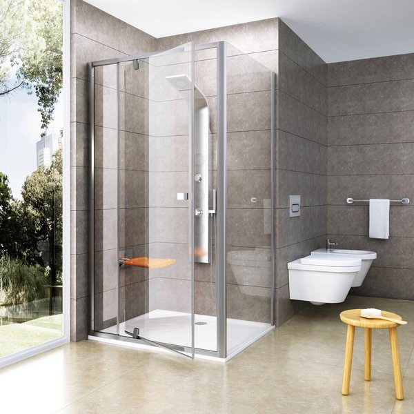 Душевой уголок Ravak Pivot PDOP2 120х90, Transparent, профиль сатин