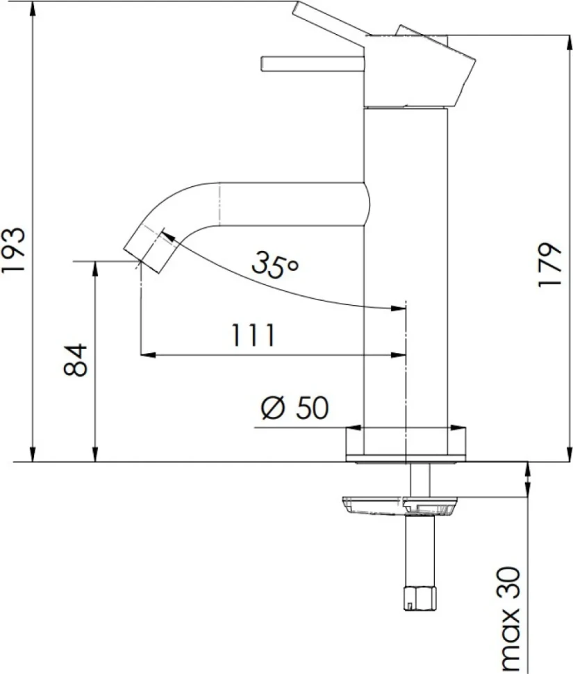 Смеситель для раковины Remer X Style X12BG золото брашированное