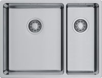 Комплект Мойка Omoikiri TADZAVA 58-2-U/I-IN-L ULTRA 15 нержавеющая сталь, L + Измельчитель Nagare slim 1250-AZ azur blue