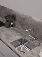 Мойка кухонная Emar PVD A EMB-127A PVD Nano Satine Мойка кухонная Emar PVD A EMB-127A PVD Nano Satine