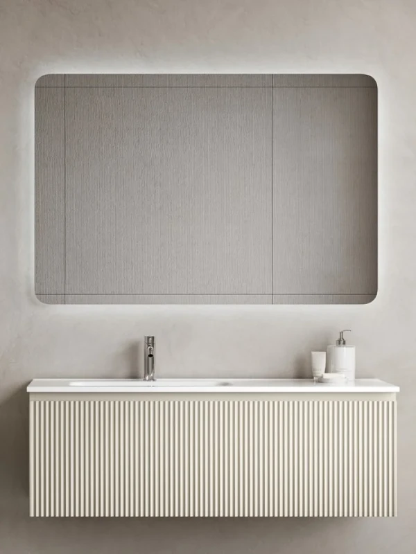 Мебель для ванной комнаты Sancos Snob R 1.0 100, L beige soft