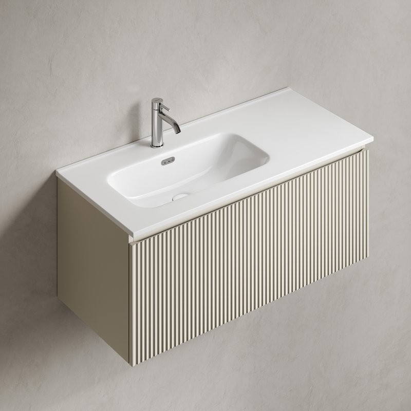 Мебель для ванной комнаты Sancos Snob R 1.0 100, L beige soft