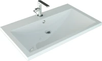 Тумба с раковиной Misty Алиса 58 напольная, белая