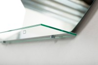 Зеркало круглое BelBagno SPC-RNG-900-LED-TCH-MENS с полкой