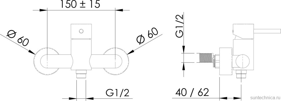 Смеситель для душа Remer X Style X31