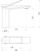 Смеситель для раковины beWash Ripple BVMM0BS135 хром