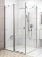 Душевой уголок Ravak Chrome CRV2-110+CPS Transparent, профиль блестящий