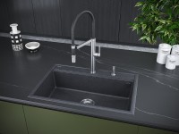 Комплект Мойка Paulmark Stepia 80 PM117551-DG графит + Измельчитель Intenso Комплект Мойка Paulmark Stepia 80 PM117551-DG графит + Измельчитель Intenso