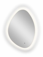 Зеркало CONTINENT Ledh Alma 70х100 см, сенсорное, с теплой подсветкой