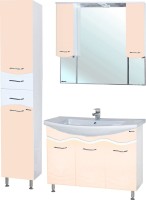 Тумба с раковиной Bellezza Мари 105 белая, бежевая