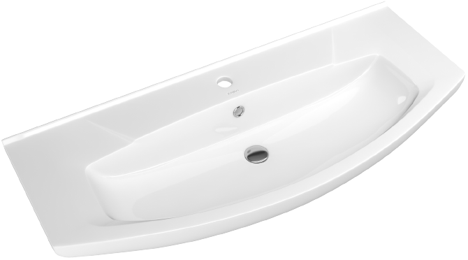 Тумба с раковиной Bellezza Мари 105 белая, бежевая