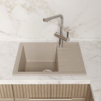 Мойка кухонная Domaci Болонья М-150-004 песочная Мойка кухонная Domaci Болонья М-150-004 песочная