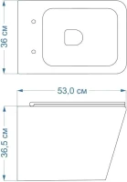Комплект Унитаз подвесной Bauedge Bau Stil Hurricane-2 безободковый, с микролифтом, белый + Инсталляция TECE Base 9400413 4 в 1 с кнопкой смыва