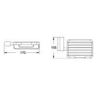 Мыльница Rose RG17T RG1704T пепельный Мыльница Rose RG17T RG1704T пепельный
