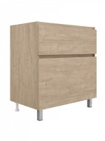 Мебель для ванной комнаты Teymi Laina 75 напольная, светлый дуб