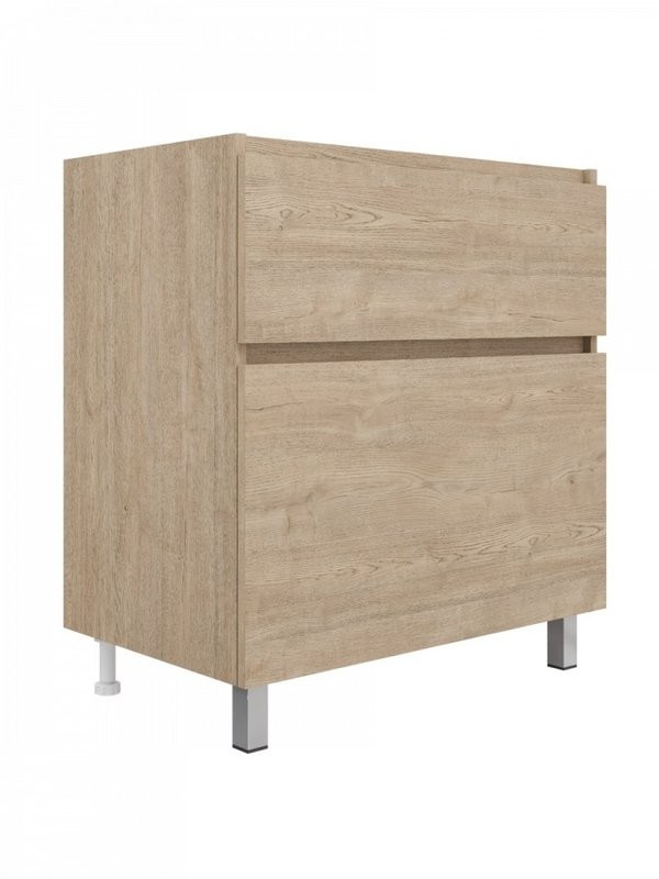 Мебель для ванной комнаты Teymi Laina 75 напольная, светлый дуб