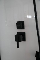 Душевая кабина Ceruttispa Viva 91B 90x90, профиль черный