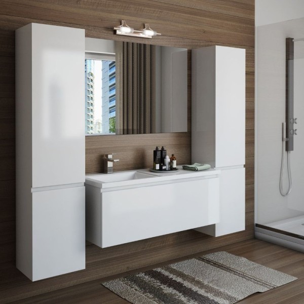 Мебель для ванной комнаты Эстет Dallas Luxe 100 подвесная, 1 ящик, L