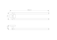 Полотенцедержатель Wonzon & Woghand WW-9331 темный графит