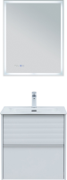 Тумба под раковину без столешницы Aquanet Вита 60 подвесная, белая матовая