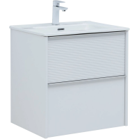 Тумба под раковину без столешницы Aquanet Вита 60 подвесная, белая матовая