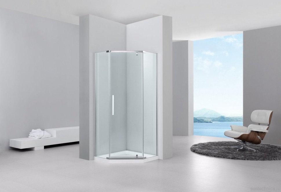 Душевой уголок Black&White Stellar Wind S305 900х900