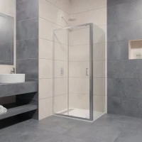 Душевой уголок RGW Passage PA-14+80 см (168-172)x80x195 профиль хром, стекло прозрачное