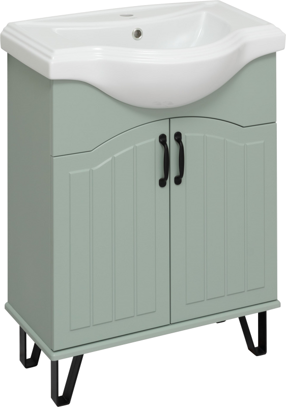 Тумба под раковину Runo Марсель 65 мята