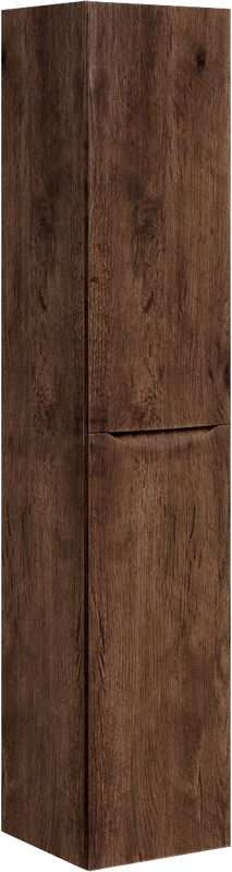 Шкаф пенал для ванной Vincea Mia R темное дерево