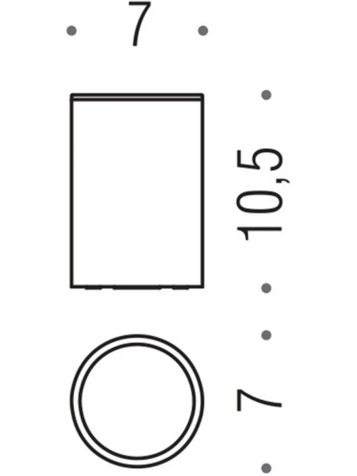 Набор Стакан Colombo Design Plus W4941.BM + Мыльница W4940.BM