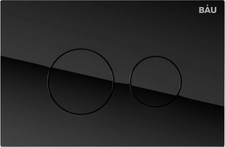 Комплект Унитаз подвесной Bauedge Bau Dream безободковый, с микролифтом + Инсталляция Bau Pro + Кнопка Dream, черная