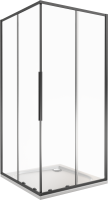 Душевой уголок Good Door Idea CR-90-C-B 90x90, профиль черный